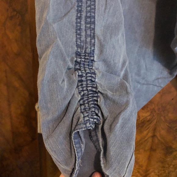 Jones New York lightweight transitional jacket rusched sleeves - Picture 3 of 11